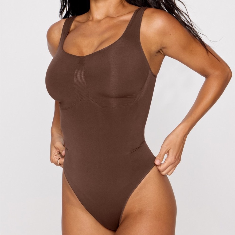 Yitty Nearly Naked Shapewear Bodysuit -Bossed Up Brown Size M/L